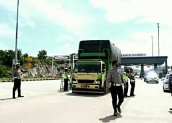 Polda Lampung Perketat Penyekatan Arus Balik