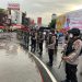 Aparat Cegah Kerumunan Di Pasar dan Pertokoan