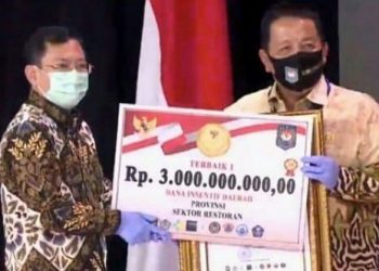 Gubernur Lampung Arinal Raih 3 Penghargaan Inovasi Daerah Tatanan Normal Baru