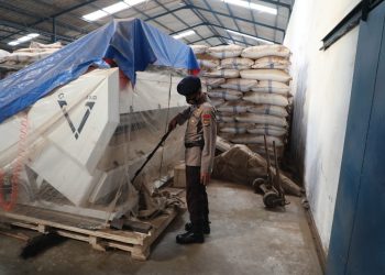 Unit Jibom Sterilkan Perusahaan Kopi Sambut Kunjungan Kaesang ke Lampung