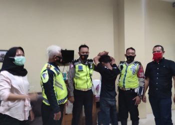 Team Speed Satlantas Polresta Bandar Lampung Tangkap Pengedar Sabu