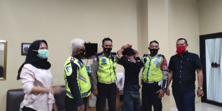 Team Speed Satlantas Polresta Bandar Lampung Tangkap Pengedar Sabu