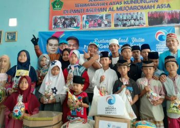 Partai Gelora Lampung Kampanyekan Lebaran Anak Yatim