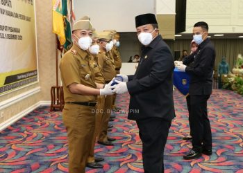 Kukuhkan 5 Pjs Bupati, Pesan Gubernur Arinal Sukseskan Pilkada Dan Selamatkan Masyarakat Dari Covid-19