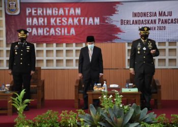 Ikuti Upacara Virtual Hari Kesaktian Pancasila, Herman : Ini Momen Menjaga Kekompakan Bangsa