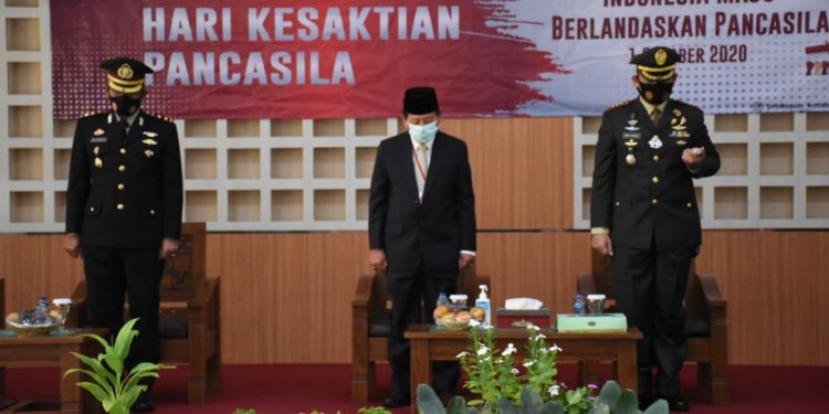 Ikuti Upacara Virtual Hari Kesaktian Pancasila, Herman : Ini Momen Menjaga Kekompakan Bangsa