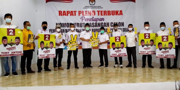 Dapat  Nomor Urut 2, Tony : Insya Allah Nomor 2 Yang Terbaik Untuk Lampung Selatan