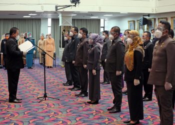 Lantik 14 Pejabat Tinggi Pratama, Gubernur Arinal : Kualitas Kerja Harus Dikedepankan! 