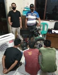 Aparat Polsek Tanjungkarang Timur Ringkus 3 Pelaku Pencurian Taman Kanak-Kanak