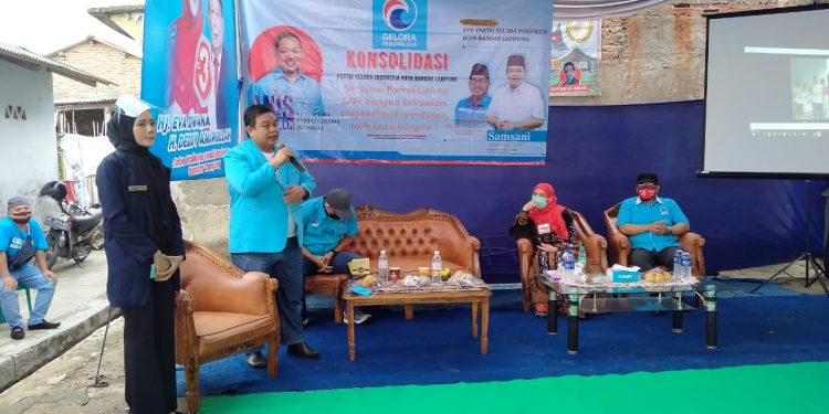 Semangat Kolaborasi, DPD Partai Gelora Bandar Lampung Siap Menangkan Bunda Eva