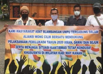 Aliansi Wong Cilik Bersatu (AWCB) Kabupaten Way Kanan Siap Ciptakan Situasi yang Aman  Pilkada 2020
