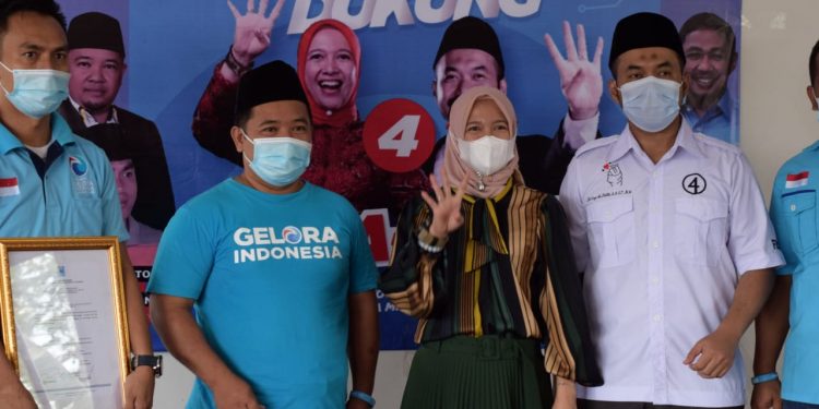 Partai Gelora Metro Solid Bergerak Menangkan Anna-Fritz
