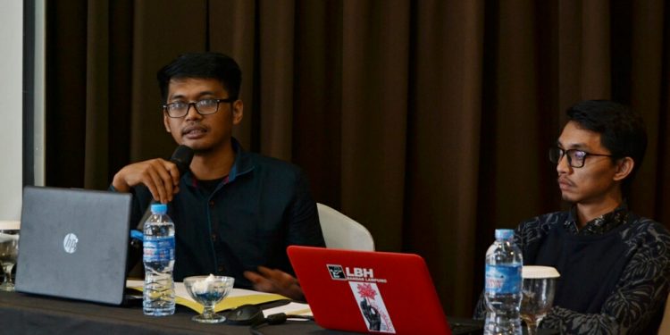 LBH Pers Lampung Kukuhkan Pengurus dan Gelar Diskusi Menakar Kebebasan Berpendapat