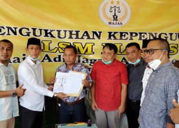 DPC LSM Majas Lampung Utara Resmi Dikukuhkan