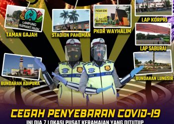 7 Pusat Keramaian Bandar Lampung Ini Ditutup Saat Tahun Baru
