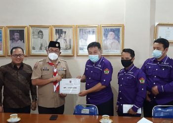 Kwarda Lampung Terima Bantuan  Dari  Pimpinan Sako Sekawan  Persada  Nusantara