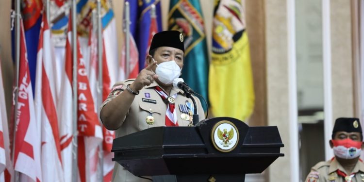Gubernur Arinal Berharap Pramuka Jadi Garda Depan Pembentukan Karakter Generasi Muda yang Tangguh