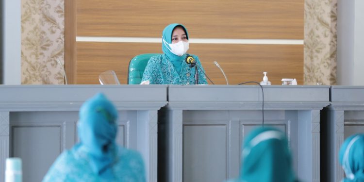 Tim Penggerak PKK Provinsi Siap Bersinergi dengan OPD Hadapi Pandemi Covid-19