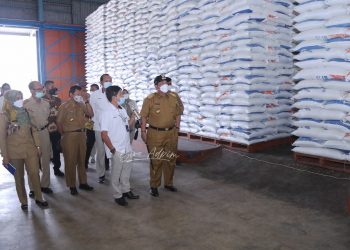 Jamin Ketersediaan Beras, Gubernur Arinal Kunjungi Gudang Bulog