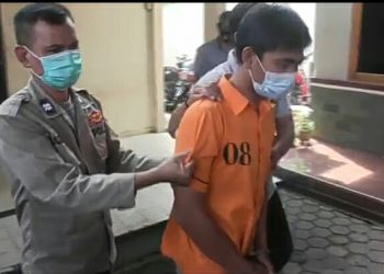 pelaku pencurian spesialis indekos wanita digelandang aparat Polsek Kedaton Bandar Lampung.