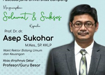 Tambah 7 Guru Besar, Total Guru Besar Unila Jadi 73 Orang