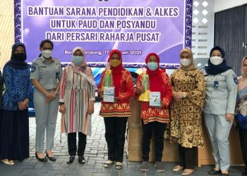 Jasa Raharja Lampung Salurkan Bantuan Persari Raharja Pusat Kepada PAUD dan Posyandu