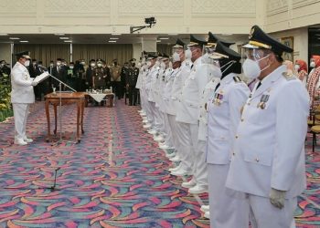 Gubernur Lampung Lantik 7 Kepala Daerah Terpilih Pilkada 2020