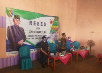 Soni Setiawan Reses, Masyarakat Minta Jalan Mulus