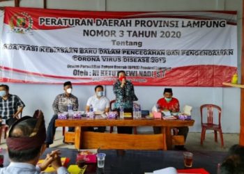 Sosialisasi Perda AKB, Dewi Nadi Ajak Patuhi Protokol Kesehatan