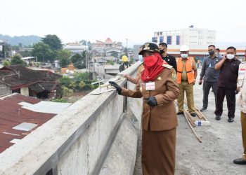 Walikota Bandar Lampung Eva Dwiana : Jembatan Layang Sultan Agung Akan Dihiasi Lukisan Mural