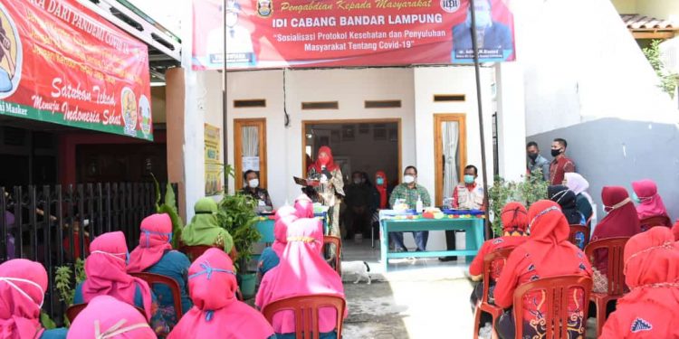 Wali Kota Eva Dwiana Bersama IDI Bandar Lampung Tangani Covid-19