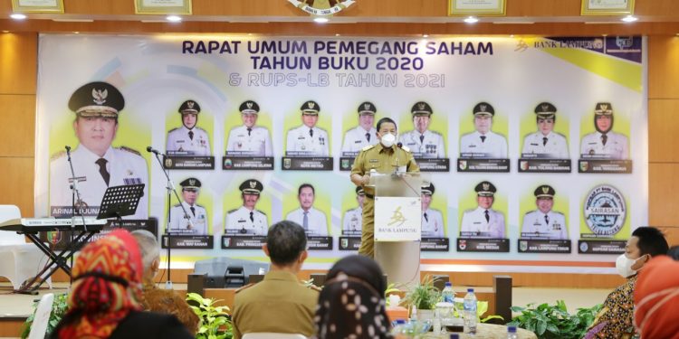 Fokus Membangun Ekonomi Rakyat, Gubernur Arinal Bidik Pengembangan Bank Lampung di Pedesaan