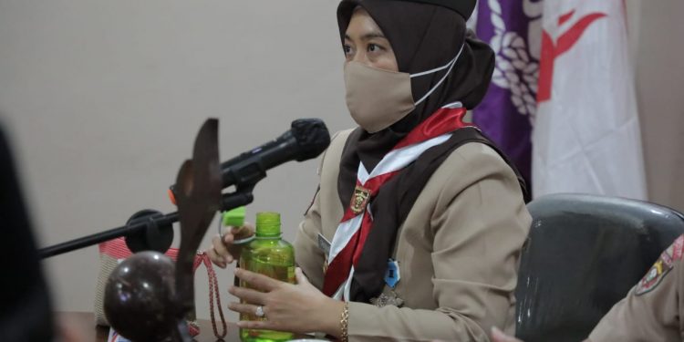 Wagub Chusnunia Chalim Ikuti Rakernas Pramuka Secara Virtual Bersama Menpora Zainudin Amali