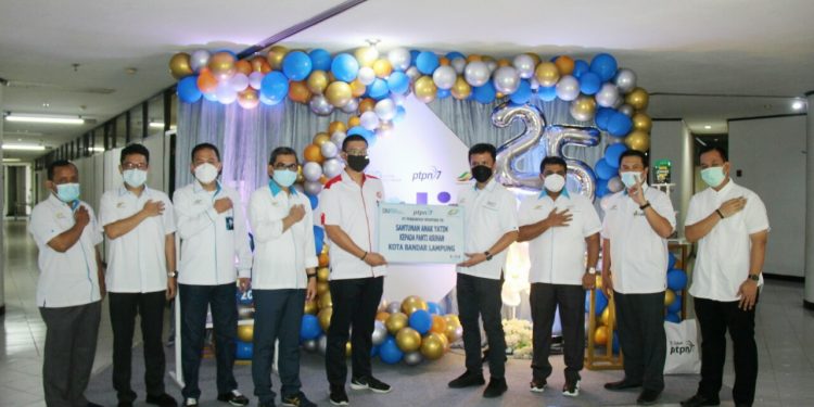 HUT ke-25, PTPN Grup Sebar Sedekah dengan Tema “25”