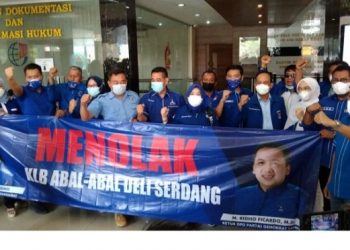 Demokrat Lampung  Akan Aksi Demo Yang Luar Biasa Dahsyat Jika Kemenkumham Sahkan KLB Medan