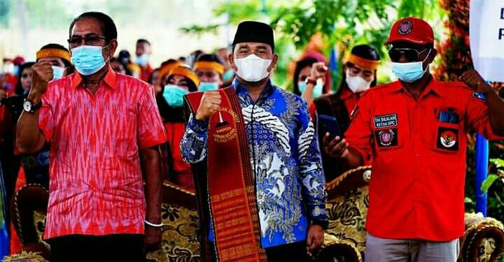 Wahrul Sosialisasikan Peraturan Daerah ke Pemuda Batak Bersatu