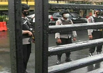 Pasca Baku Tembak di Mabes Polri, Seluruh Kantor Polisi di Lampung Siaga