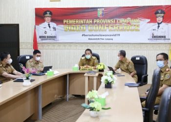 Gubernur Arinal Ikuti Peluncuran Aksi Pencegahan Korupsi Bersama Ketua KPK dan Para Menteri