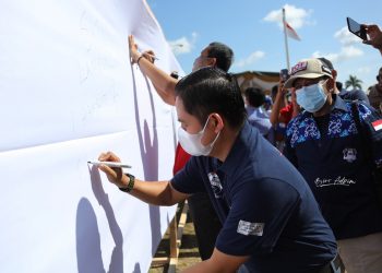 Cegah Penyebaran Covid-19, Pemprov Bersama Komunitas Kendaraan Ikrar Untuk Tidak Mudik