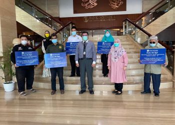 BI Lampung Bersinergi Dengan BMPD Bagikan Ribuan Paket Sembako Peduli Covid-19