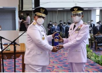 Gubernur Lampung Arinal Djunaidi Lantik Bupati Dan Wakil Bupati Pesisir Barat