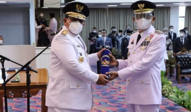 Gubernur Lampung Arinal Djunaidi Lantik Bupati Dan Wakil Bupati Pesisir Barat