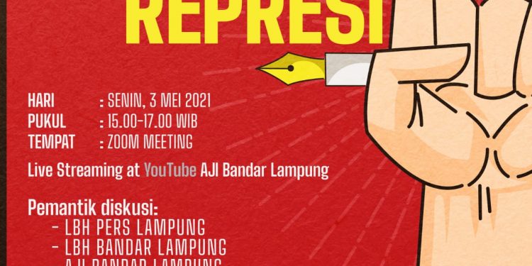 WPFD, AJI Bandar Lampung Gelar Diskusi Dalam Bayang-bayang Represi
