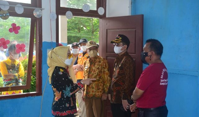 Tim Monitoring Pantau Posko Penanganan Covid-19 Di Kabupaten Mesuji Hingga Tingkat Desa