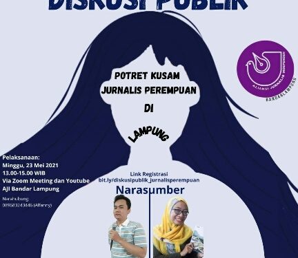 Rilis Hasil Riset, AJI Bandar Lampung Gelar Diskusi Potret Kusam Jurnalis Perempuan