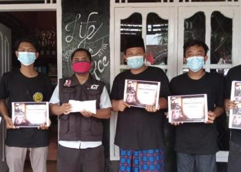 Gabungan Komunitas Pemuda Tanjung Sari Lampung Selatan Bantu Palestina