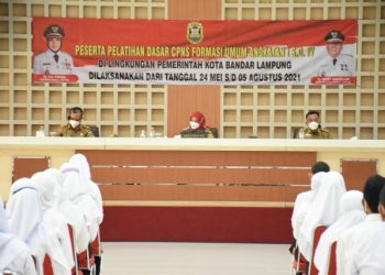 160 Calon Guru Di Lingkungan Pemkot Bandar Lampung Ikuti Pelatihan Dasar