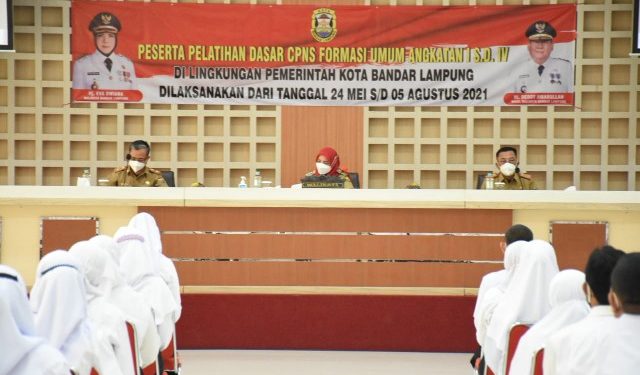 160 Calon Guru Di Lingkungan Pemkot Bandar Lampung Ikuti Pelatihan Dasar