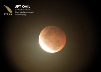Tim Observatorium Astronomi ITERA Berhasil Rekam Proses Gerhana Bulan Total, Begini Penampakannya