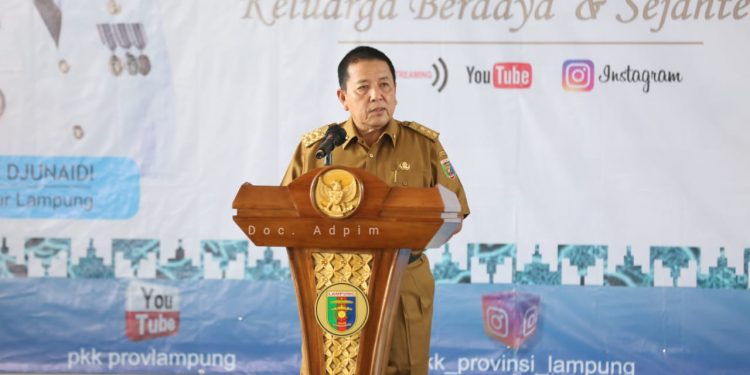 Gubernur Arinal Dorong PKK Wujudkan 3 Program Prioritas: Penanganan Covid-19, KB dan Pencegahan Stunting